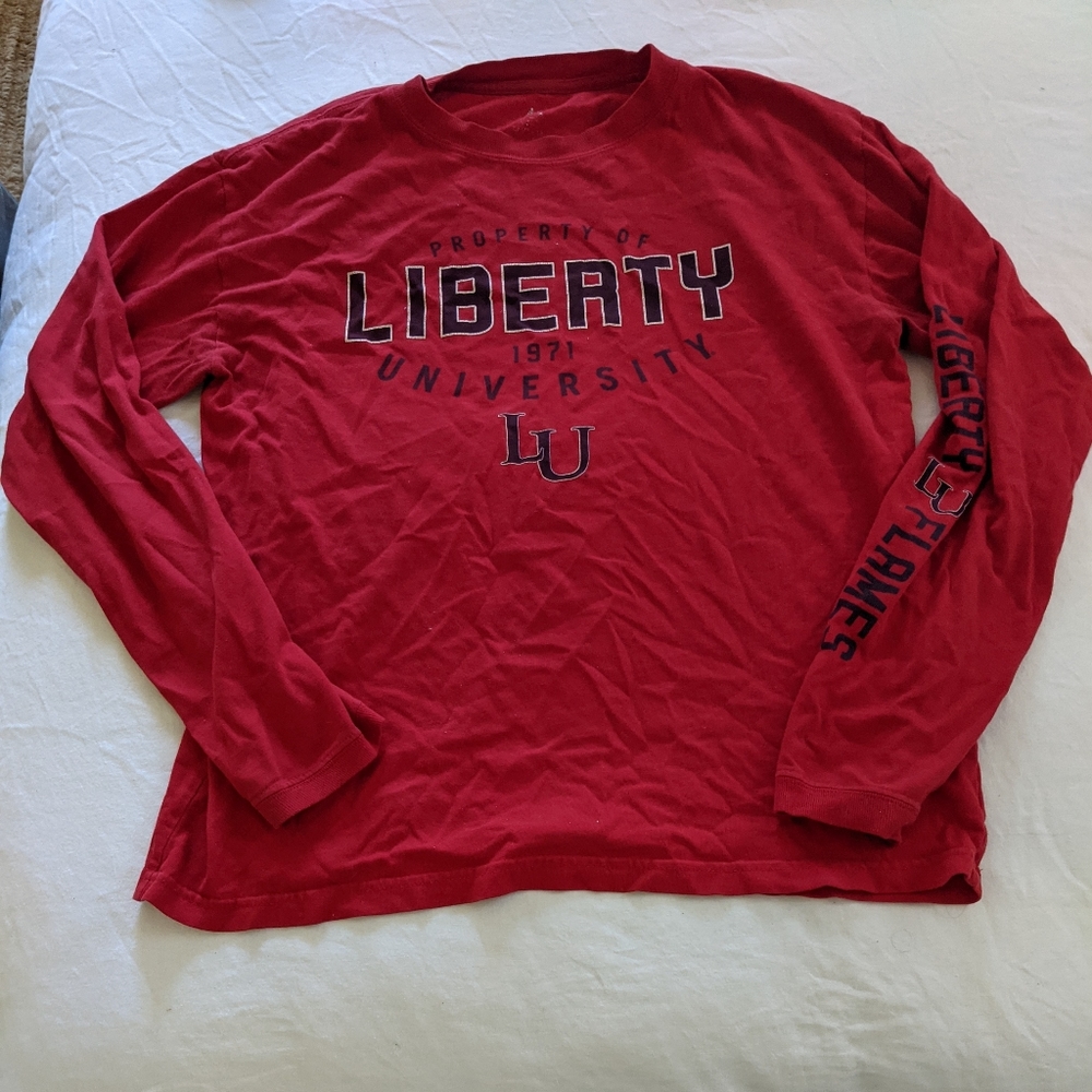 Liberty University Flames Long Sleeve T shirt